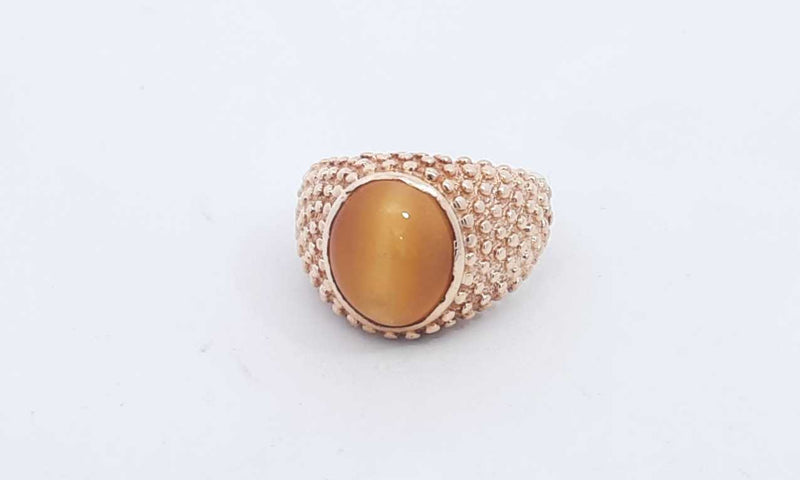 10k Yellow Gold Ring With Stone Size 7.75 9.5 Grams Eb0324lpxsa