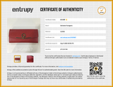 Salvatore Ferragamo Gancini Red Leather Continental Wallet Do0925lrxde Entrupy Certificate