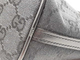 Gucci Black Gg Monogram Canvas Boat Pochette Eb0826lxzsa