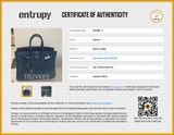 Hermes Birkin 25 Mykonos Blue Epsom Palladium Handbag Do0925lsxzxde Entrupy Certificate