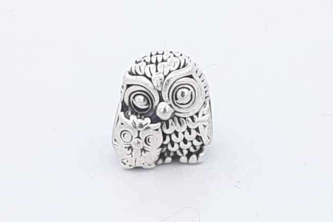 Pandora Sterling Silver Charming Owls Charm 5.5 Grams Eb0824rsa