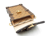 Louis Vuitton Pochette Trunk Verticale In Reverse Monogram Coated Canvas Fw0626loxzdu