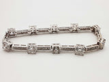 10.0 Cttw Lab Grown Diamonds 14k Wg 22.1g Tennis Bracelet 7.25 In Do0526ocrrde
