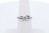 10k White Gold Diamond Infinity Wrapped Ring 2.7 Grams Size 6 Eb1025loxde