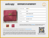 Chanel Pink Lambskin Boy Trifold Wallet Eb1225rrxde Entrupy Certificate