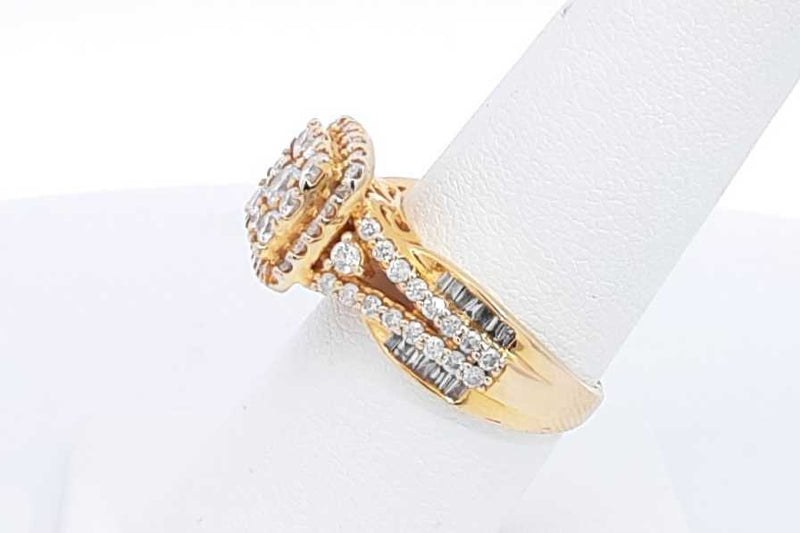 Approx. 2.48ctw Diamond Ring In 14k Yellow Gold 5.55 Grams Size 7.5 Eb0924sxzsa