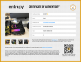 Gucci Rhyton Sneakers In Black Iridescent Logo Leather Size 9 Fw0126lcrdu Entrupy Certificate