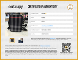 Burberry Paddy Navy Gray Ip Check Canvas Leather Crossbody Bag Do1125lorde Entrupy Certificate