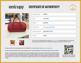 Louis Vuitton Epi Castillan Red Leather Soufflot Eb1225ocrdu Entrupy Certificate