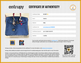 Hermes Birkin 25 Bleu Brighton Blue Swift Palladium Handbag Do1225lrrxzde Entrupy Certificate