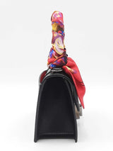 Christian Louboutin Mini Elisa Top Handle Bag In Black Leather Fw0926wrzdu