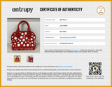 Louis Vuitton X Yayoi Kusama Red Epi Leather Alma Bb Top Handle Bag Eb1225lcxzsa Entrupy Certificate