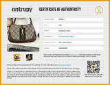 Gucci Mini Jackie 1961 Hobo Bag In Gg Supreme Coated Canvas Fw0126pordu Entrupy Certificate