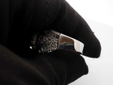 4.05 Ctw Diamond (Clarity Enhanced/fracture Filled) 18k Gold Ring 8.2g Size 7.75