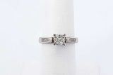 0.07ctw Diamond Ring In 14k White Gold 3.2 Grams Size 6 Eb0925lrxdu