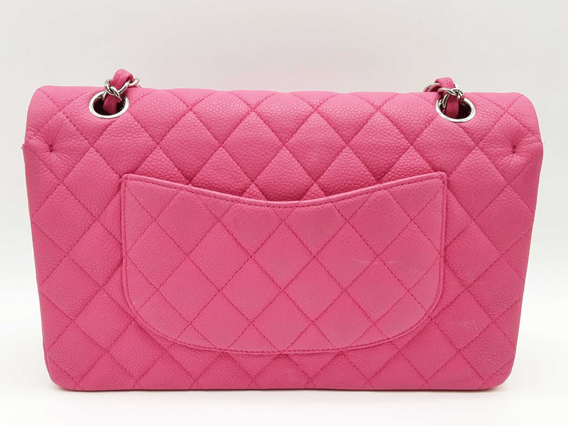 Chanel Classic Double Flap Pink Quilted Suede Cavier Shoulder Bag Do0825ixzxde