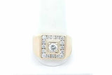 0.88cttw Diamond Ring In 18k Yellow Gold 18.9 Grams Size 11 Eb0926lpxzsa