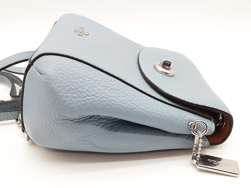 Coach Mini Blue Leather Backpack Do0725wxde