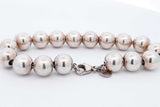 Tiffany & Co. 925 Sterling Silver Bead Bracelet 18.9 Grams 7.25 Inch Eb0125exsa