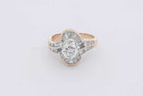 1.71cttw Diamond Ring In 18k Yellow Gold 5.4 Grams Size 6 Eb0625lizxsa