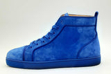 Christian Louboutin Blue Suede Orlato Flat Sneakers Size 46 Eb1224oxzsa