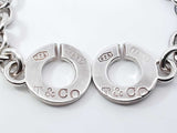 Tiffany & Co. 1837 Interlocking Circles 925 Bracelet 21 Grams 6 Inch Fw0426lrxdu