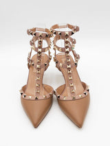 Valentino Garavani Rockstud Caged Pumps Size 35.5 Eb0626lorsa