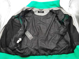 Dolce And Gabbana Gray Teal Blue Plaid Track Jacket Size 56 Do0826pxzde
