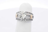 1.7cttw Diamond Ring In 14k White Gold 6.1 Grams Size 3.5 Eb0426lrxzsa