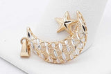 10k Yellow Gold Moon & Star Pendant 1.1 Grams Eb0926rxsa