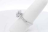 0.51cttw Diamond Ring In 14k White Gold 4.1 Grams Size 7 Eb0626wcrdu