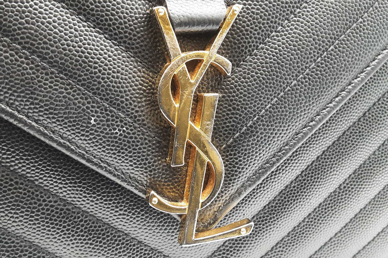 Yves Saint Laurent Envelope Chevron Quilted Shoulder Bag Eb1224pirsa