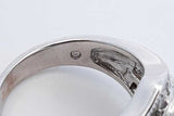 0.66cttw Diamond Ring In 14k White Gold 7.9 Grams Size 7 Eb0626irxdu