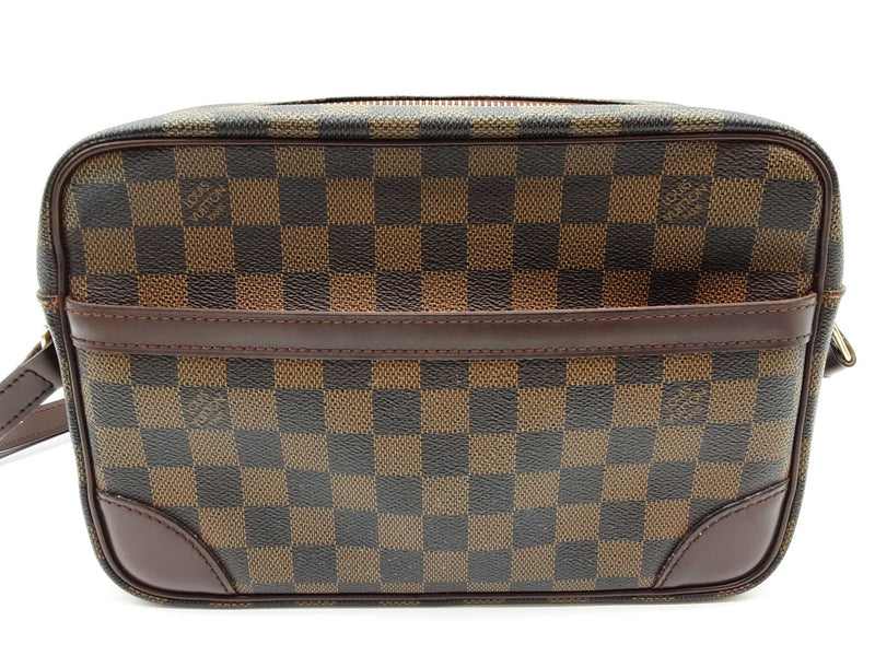 Louis Vuitton Trocadero Brown Damier Ebene Crossbody Bag Do0425crxde