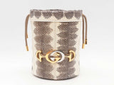 Gucci Zumi Snakeskin Mini Bucket Bag Sd0525izxsa