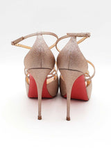 Christian Louboutin Glitter Platform Pumps Size 39 Eb0526lxzsa