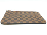 Louis Vuitton Pochette Brown Damier Ebene Coated Canvas Pouch Do0926oxzde