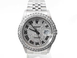 Rolex Datejust 36mm Aftermarket Diamonds Automatic Watch Sd1025izxzsa
