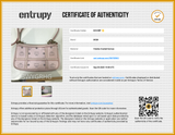 Mcm Delmy Visetos Powder Pink Shoulder Bag Sd1025ozxde Entrupy Certificate