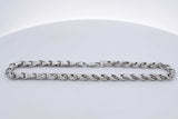 14k White Gold Link Bracelet 14.3 Grams 9.5 Inch Eb0526sxzdu