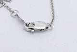 2.04cttw Lab Grown Pear Shaped Diamond Pendant Necklace 14k White Gold Eb326eorsa