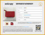 Chanel Red Quilted Caviar Leather Mini O-case Pouch Eb0226pxzdu Entrupy Certificate