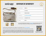 Louis Vuitton Favorite Damier Azur Hand Bag Sd0226wzxde Entrupy Certificate