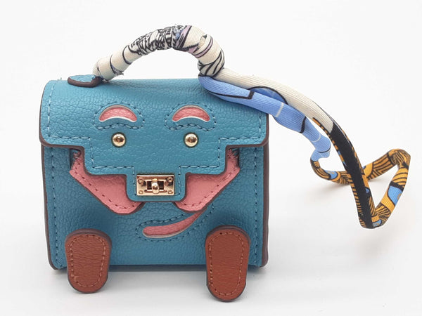Blue Doll Mini Bag Charm Do0725cde