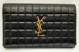 Yves Saint Laurent Quilted Cassandra Chain Wallet Eb0924cxzsa