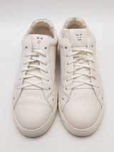 Fendi White Leather Lace Up Sneakers Size 11 Eb1225oxzde