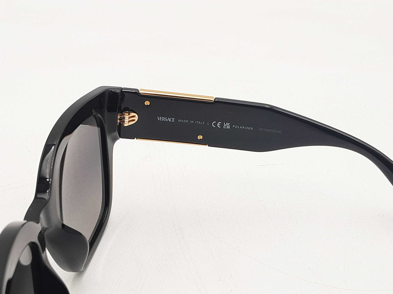 Versace 4437-u Black Sunglasses Grey Lenses Aa1025crsa
