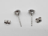 2.06 Cttw Lab Grown Diamonds 14k White Gold 1.1g Stud Earrings Do0826poxde