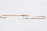 Gucci 18k Yellow Gold Star Interlocking G Diamond Bracelet 1.7g Eb0326lrxsa