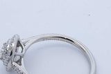 Tiffany & Co. Soleste Diamond Ring In Platinum 3.9 Grams Size 5.75 Eb0426prxzde